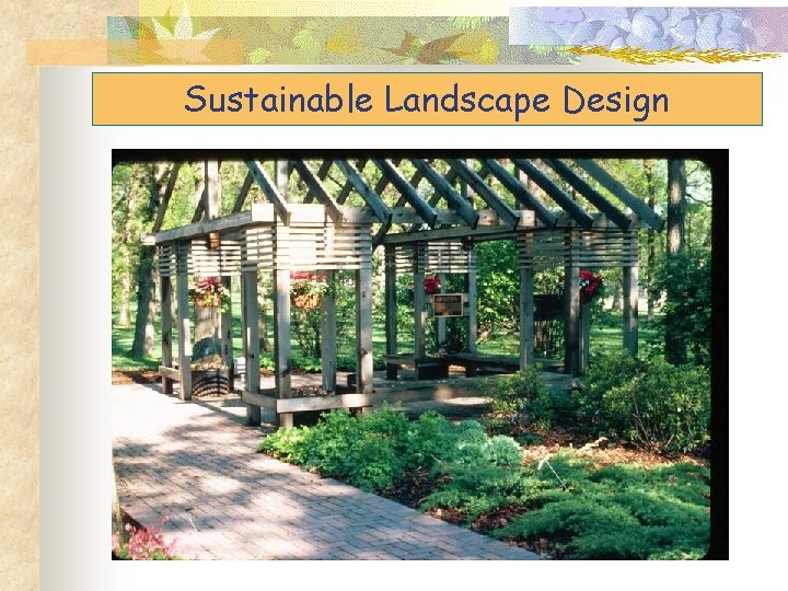 Sustainable Landscape Design 