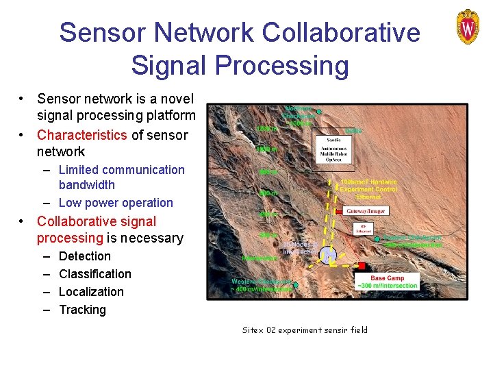 Sensor Network Collaborative Signal Processing • Sensor network is a novel signal processing platform