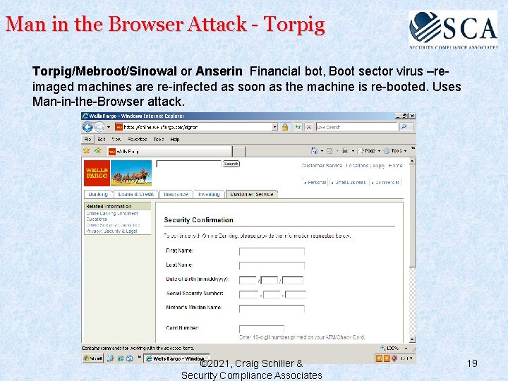 Man in the Browser Attack - Torpig/Mebroot/Sinowal or Anserin Financial bot, Boot sector virus
