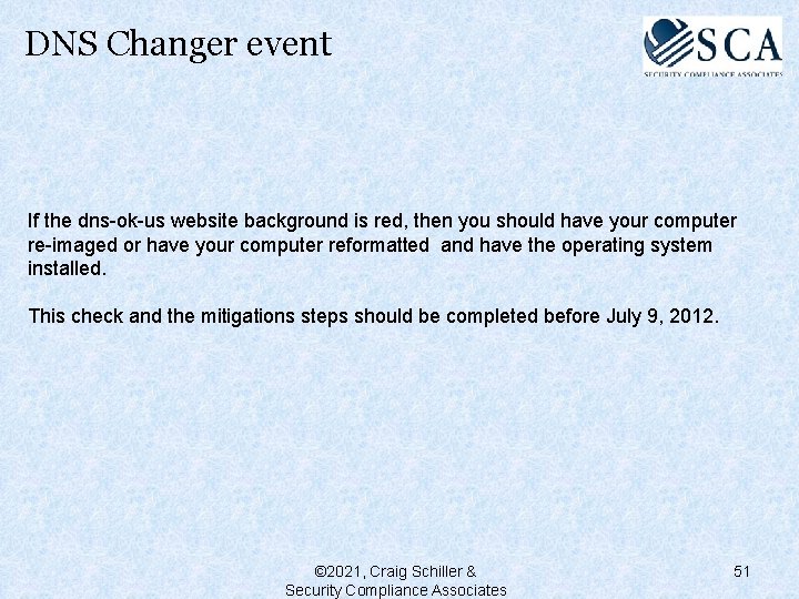 DNS Changer event If the dns-ok-us website background is red, then you should have