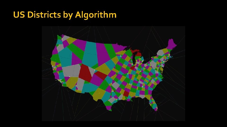 US Districts by Algorithm 