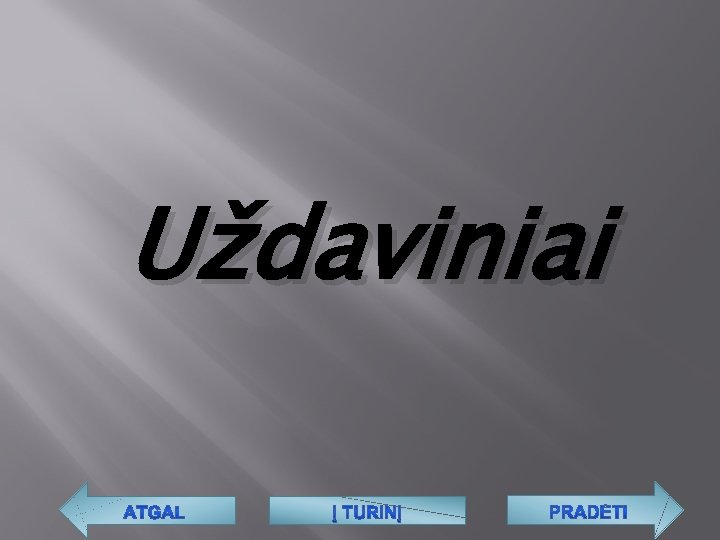 Uždaviniai 