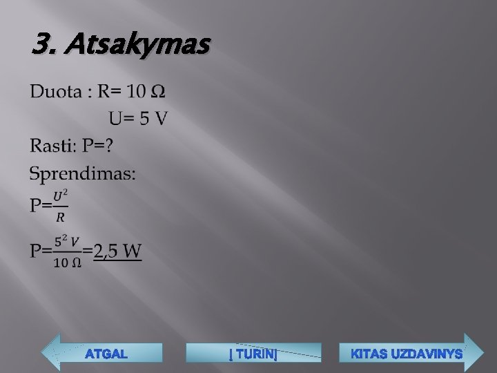 3. Atsakymas 