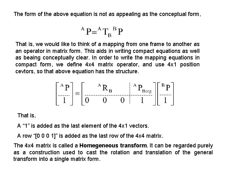 The form of the above equation is not as appealing as the conceptual form,