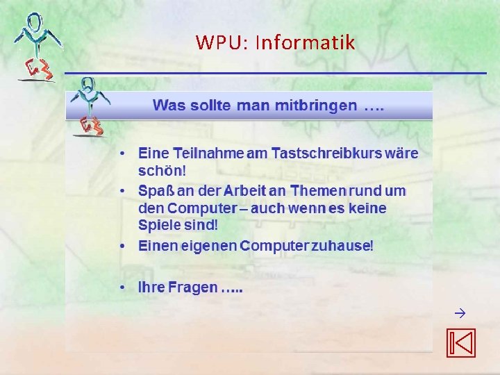 WPU: Informatik WPU: Informatik