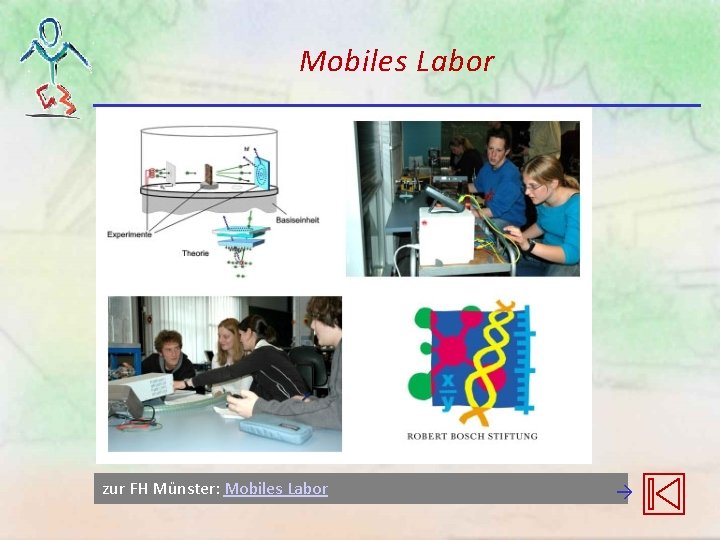 Mobiles Labor zur FH Münster: Mobiles Labor Mobiles Labor zur FH Münster: Mobiles Labor