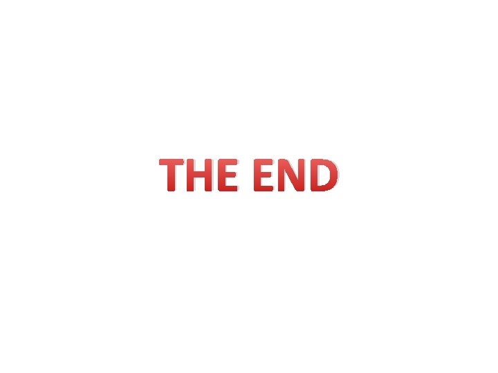 THE END 