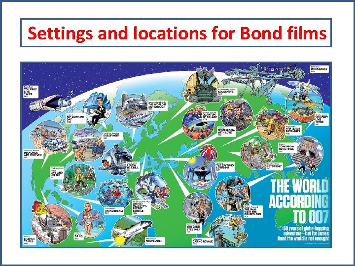Settings and locations for Bond films 