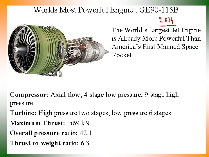 Worlds Most Powerful Engine : GE 90 -115 B The World’s Largest Jet Engine