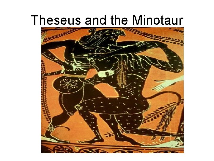 Theseus and the Minotaur 