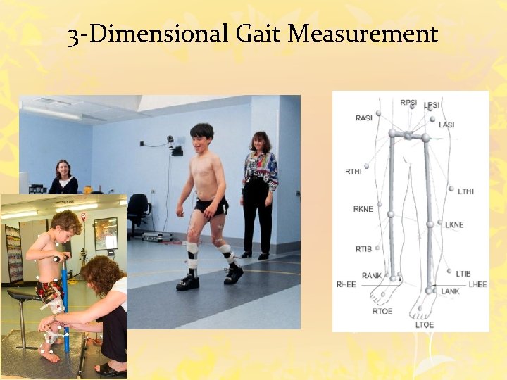 3 -Dimensional Gait Measurement 