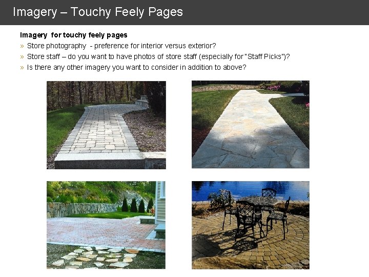 Imagery – Touchy Feely Pages Imagery for touchy feely pages » Store photography -