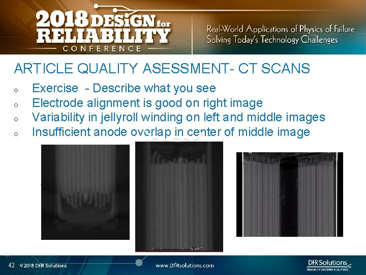 ARTICLE QUALITY ASESSMENT- CT SCANS o o 42 Exercise - Describe what you see