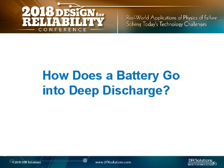 How Does a Battery Go into Deep Discharge? 63 63 