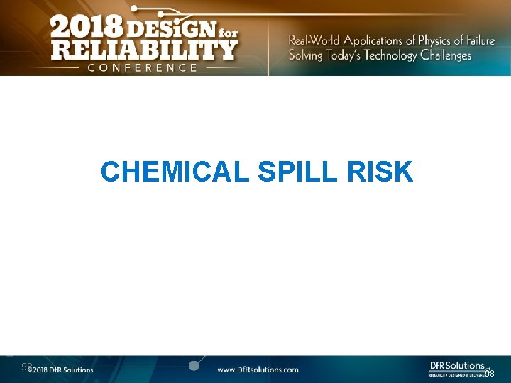 CHEMICAL SPILL RISK 98 98 
