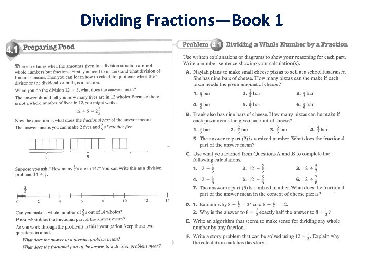 Dividing Fractions—Book 1 