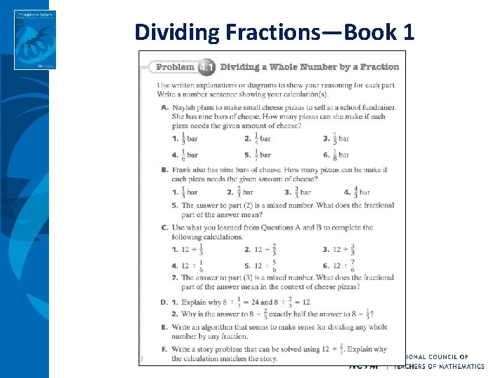 Dividing Fractions—Book 1 