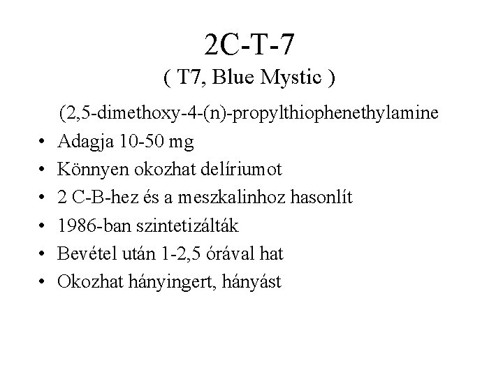 2 C T 7 ( T 7, Blue Mystic ) • • • (2,