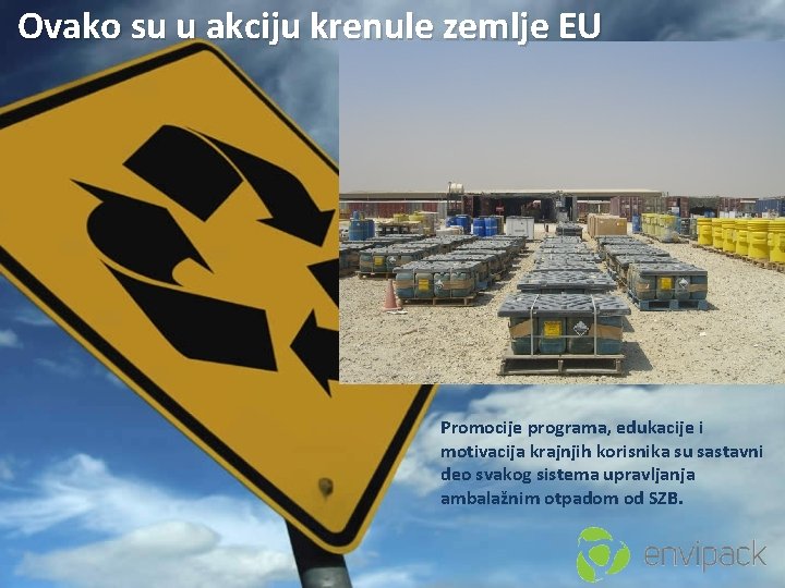 Ovako su u akciju krenule zemlje EU Promocije programa, edukacije i motivacija krajnjih korisnika