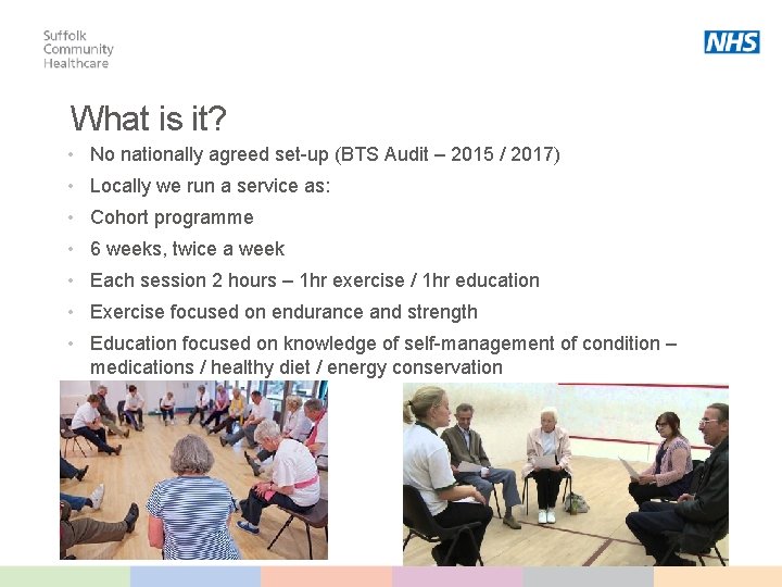 What is it? • No nationally agreed set-up (BTS Audit – 2015 / 2017)