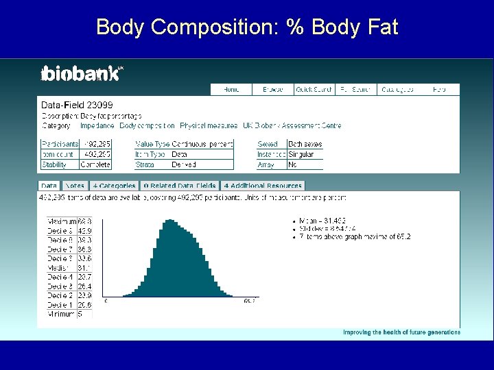 Body Composition: % Body Fat 