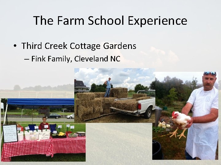 The Farm School Experience • Third Creek Cottage Gardens – Fink Family, Cleveland NC