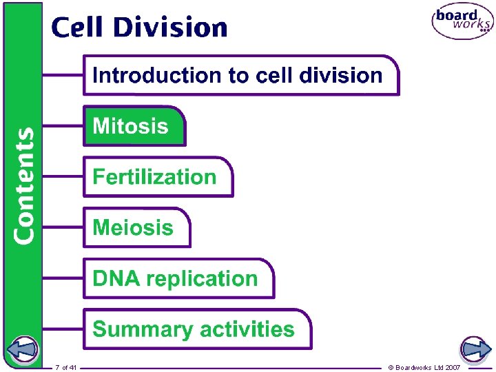 7 of 41 © Boardworks Ltd 2007 