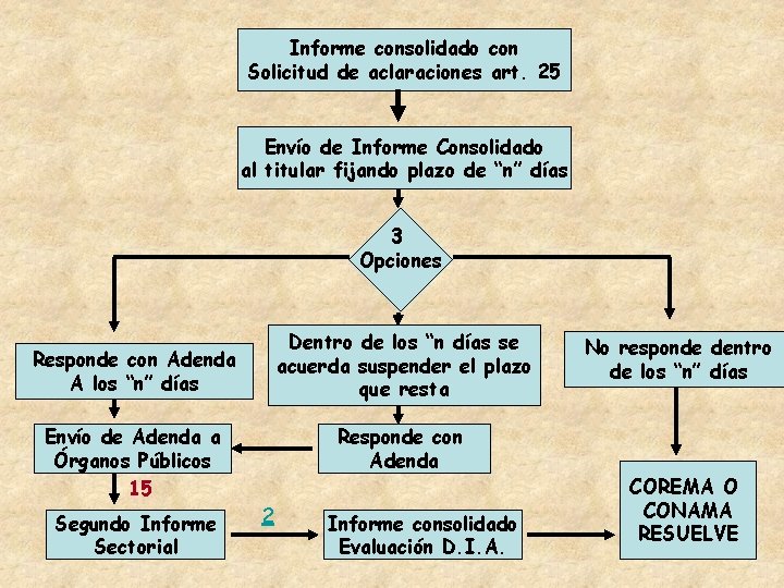 Informe consolidado con Solicitud de aclaraciones art. 25 Envío de Informe Consolidado al titular