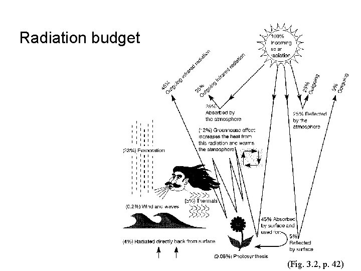 Radiation budget (Fig. 3. 2, p. 42) 