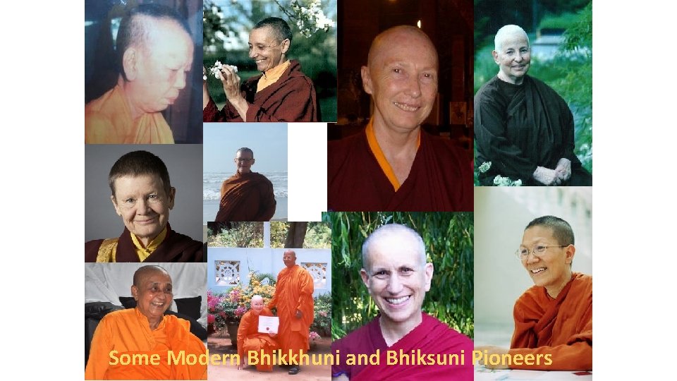 Some Modern Bhikkhuni and Bhiksuni Pioneers 