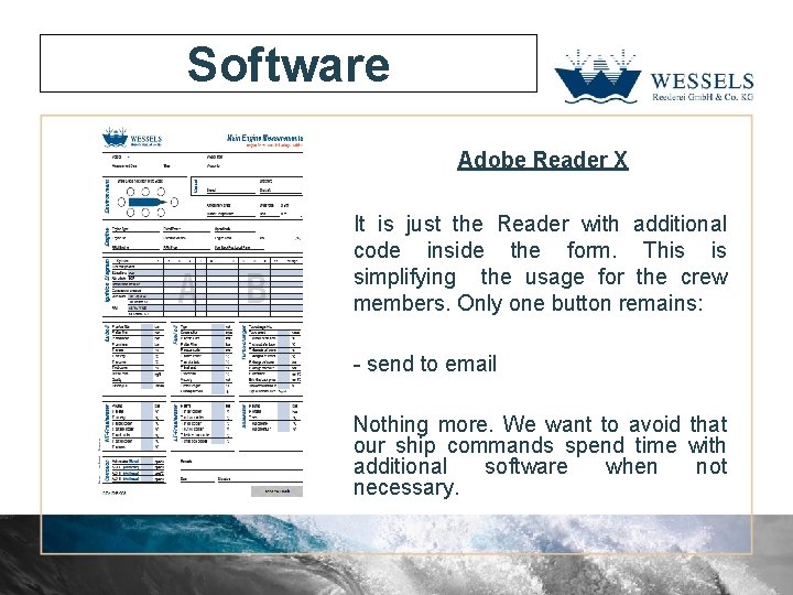 Software Adobe Reader X It is just the Reader with additional code inside the