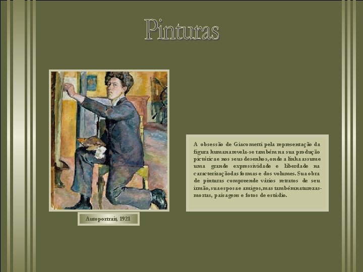 A obsessão de Giacometti pela representação da figura humana revela-se também na sua produção