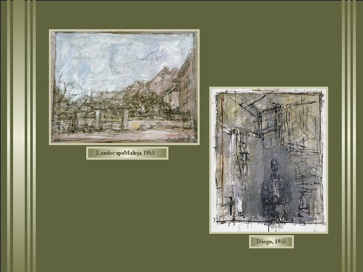 Landscape. Maloja, 1953 Diego, 1953 