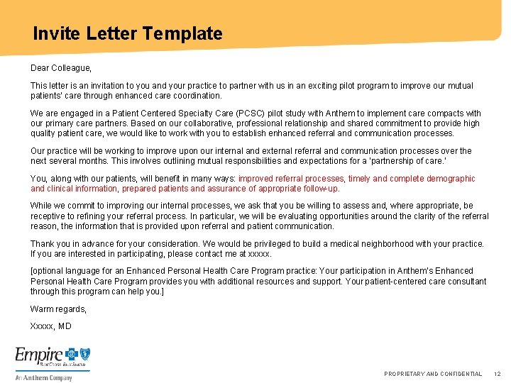 Invite Letter Template Dear Colleague, This letter is an invitation to you and your