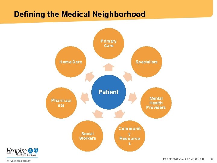 Defining the Medical Neighborhood Primary Care Home Care Specialists Patient Mental Health Providers Pharmaci