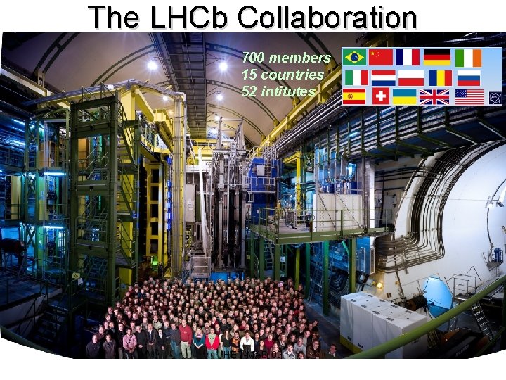 The LHCb Collaboration 700 members 15 countries 52 intitutes HEP-MAD 09 9 