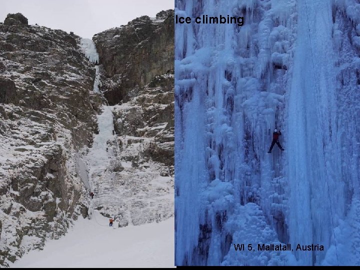 Ice climbing WI 5, Maltatall, Austria 