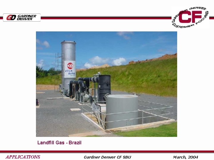 Landfill Gas - Brazil APPLICATIONS Gardner Denver CF SBU March, 2004 