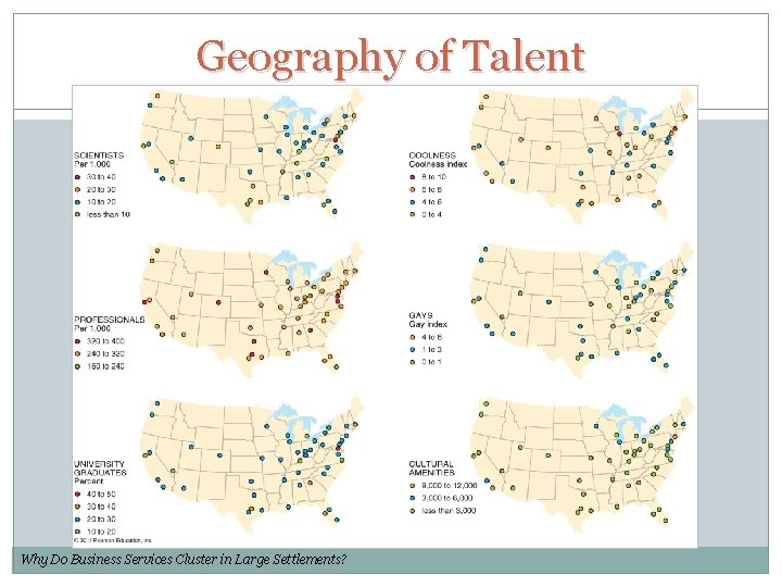 Geography of Talent Why Do Business Services Cluster in Large Settlements? 