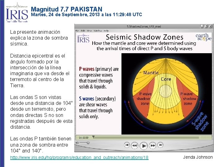 Magnitud 7. 7 PAKISTAN Martes, 24 de Septiembre, 2013 a las 11: 29: 48