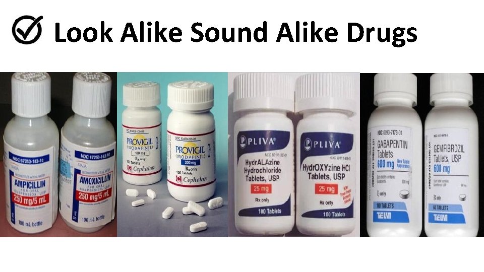 Look Alike Sound Alike Drugs 