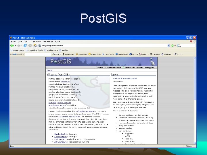 Post. GIS 