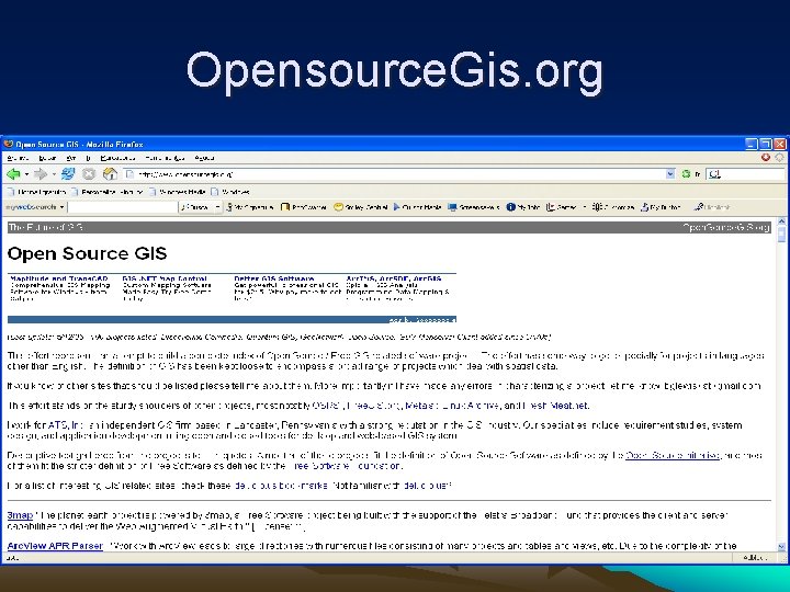 Opensource. Gis. org 