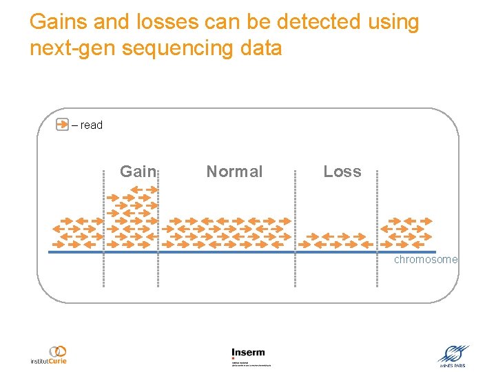 Gains and losses can be detected using next-gen sequencing data – read Gain Normal