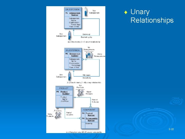 ¨ Unary Relationships 2 -22 