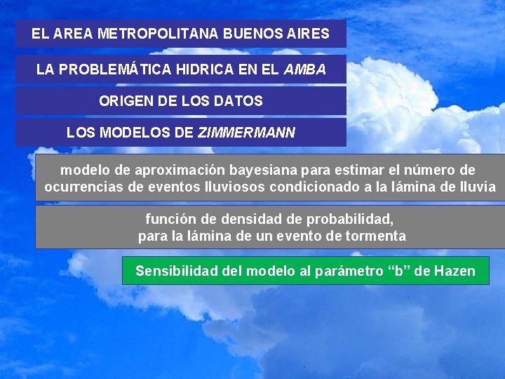 EL AREA METROPOLITANA BUENOS AIRES LA PROBLEMÁTICA HIDRICA EN EL AMBA ORIGEN DE LOS