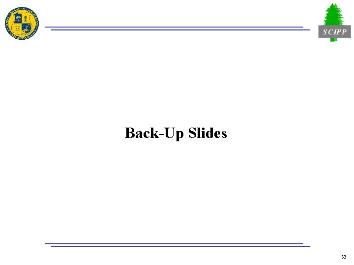 Back-Up Slides 33 