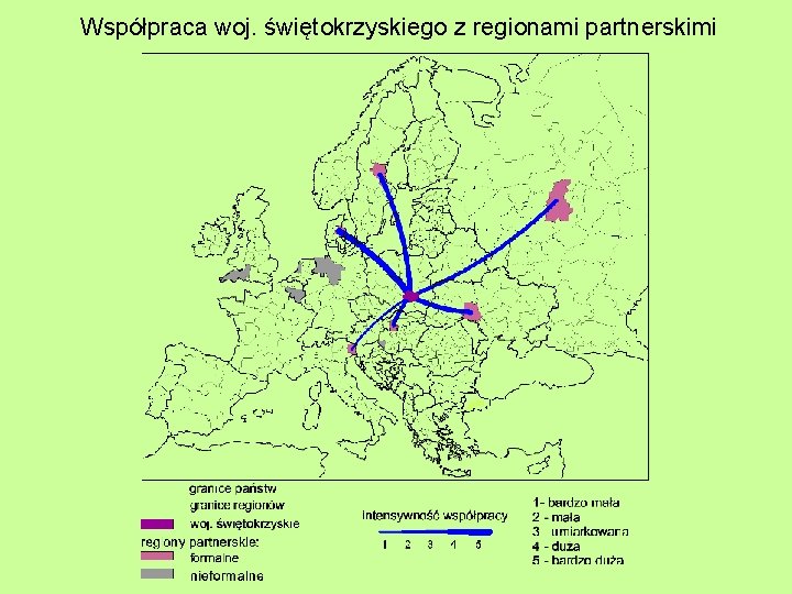 Współpraca woj. świętokrzyskiego z regionami partnerskimi 