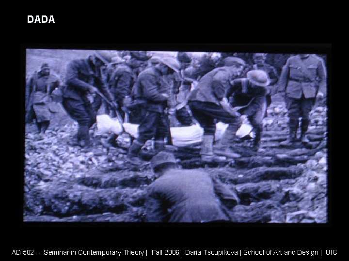 DADA AD 502 - Seminar in Contemporary Theory | Fall 2006 | Daria Tsoupikova