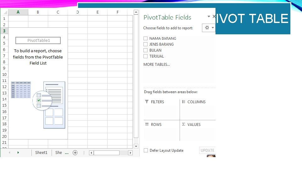 PIVOT TABLE 